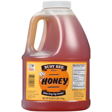 Busy Bee Busy Bee Clover Honey Jug 80 oz., PK6 BB1010
